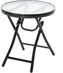 Outsunny - Gartentisch - &Oslash;45cm - schwarz