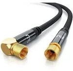 Primewire HDTV Satellitenkabel gewinkelt mit Braiding - 135Db - 75 Ohm -