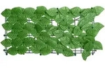 vidaXL Balkonschirm mit gr&uuml;nen Bl&auml;ttern 600x75 cm Outdoor Lumina Prime Modell