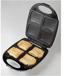 DOMO Sandwich-Toaster Antihaftbeschichtung Wei&szlig; DO9046C