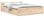vidaXL Bett mit Schubladen 140x200 cm