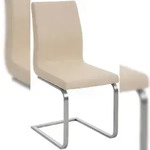 CLP Esszimmerstuhl Belfort Stoff creme
