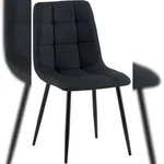 CLP Esszimmerstuhl Antibes Stoff schwarz