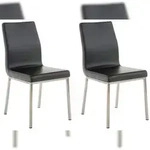 CLP 2er Set Esszimmerst&uuml;hle Colmar schwarz