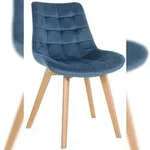 CLP Stuhl Brook Samt blau