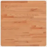 vidaXL Tischplatte 60x60x1,5 cm Quadratisch Massivholz Buche