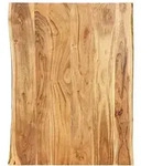 vidaXL Tischplatte Massivholz Akazie 80x(50-60)x2,5 cm
