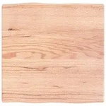 vidaXL Tischplatte 60x60x(2-4) cm Massivholz Behandelt Baumkante