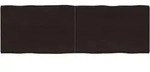 vidaXL Tischplatte 180x60x(2-4) cm Massivholz Behandelt Baumkante