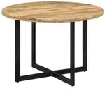 vidaXL Esstisch 110x75 cm Massivholz Mango