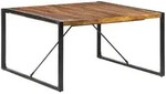 vidaXL Esstisch 140x140x75 cm Massivholz