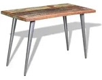 vidaXL Esstisch Altholz Massiv 120x60x76 cm
