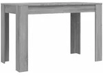 vidaXL Esstisch Grau Sonoma 120x60x76 cm Holzwerkstoff