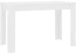 vidaXL Esstisch Wei&szlig; 120&times;60&times;76 cm Spanplatte