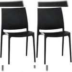 CLP 2er Set St&uuml;hle Maya schwarz
