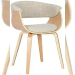 CLP Stuhl Bruce Stoff creme/natura