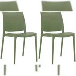 CLP 2er Set St&uuml;hle Maya oliv