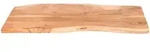 M&ouml;belliebling Tischplatte Baumkante Akazie Natur 100 x 40 cm CURTIS