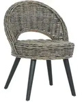 vidaXL Sessel Kubu-Rattan Schwarz