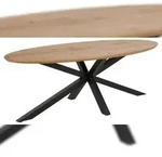 Heaven Esstisch 100x220cm Wild Eiche dekor.