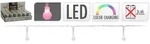 EDM BATTERIEBETRIEBENE GIRLANDE RGB 20 KUGELF&Ouml;RMIGE LEDS 8MM MEHRFARBIGES...
