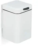 Relaxdays Kosmetikeimer Wandmontage, 3 l, Absenkautomatik, entnehmbarer Inneneimer,