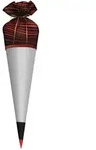 Roth Stoffbezug mit Satinschleife schwarz f&uuml;r 70cm rund