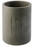 APS ELEMENT Besteckst&auml;nder/ Besteckbeh&auml;lter, &Oslash; 11 cm, H: 14 cm, mit
