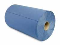 Funny Putztuchrolle, 3-lg., Ø 26 cm, 37,5x34 cm, Recycling, blau, 2 Rollen