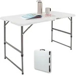 Baumarktplus Flohmarkttisch h&ouml;henverstellbar 120x60 cm zusammenklappbar Campingtisch