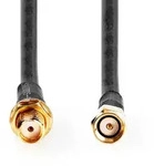 Nedis Antennenkabel - SMA-Stecker - SMA-Buchse - Vergoldet - 50 Ohm - Doppelt