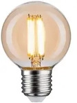 Paulmann Filament 230V LED Globe G60 E27780lm 7W 2700K dimmbar Gold 28986