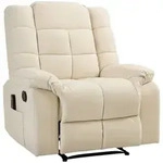 HOMCOM - Massagesessel - 94B x 99T x 99H cm - wei&szlig;
