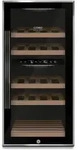 Caso Design CASO WineClassic 24 Black, Weink&uuml;hlschrank mit Kompressortechnik
