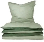 Schiesser Bettw&auml;scheset Doubleface - Renforc&eacute; - 2-teilig - 135 x 200 cm - Gr&uuml;n