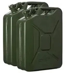 Oxid7&reg; Metall Benzinkanister Kraftstoffkanister olivgr&uuml;n 20 Liter - 2 St&uuml;ck