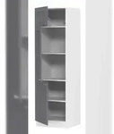 VCM K&uuml;chenm&ouml;bel Unterschrank Colura Wei&szlig; / Anthrazit H. 207 x B. 60 x T. 57...
