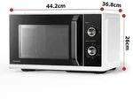 Toshiba MW3-MM20PF(WH) Mikrowelle Wei&szlig; Solo-Mikrowelle Arbeitsplatte 20 l 800 W