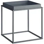 tectake Beistelltisch Cambridge 40x40x44cm Dunkelgrau