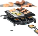 Steba Gourmet-Raclette Stein/Gussplatte RC 4 plus sw