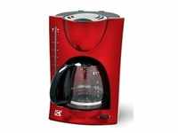 Kalorik Kaffeemaschine Kaffeeautomat 900 Watt metallic rot 1,5 Liter Neu*11427