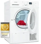 Exquisit W&auml;rmepumpentrockner, 8kg Trockner mit 16 Programmen, Startzeitvorwahl,