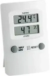 Digitales Thermo-Hygrometer wei&szlig;