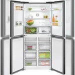 Bosch Serie 4 KMC85LBEA K&uuml;hl-Gefrierkombination mehrt&uuml;rig, Glasfront, 189.5 x 85.5