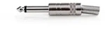 Nedis Audio-Anschluss - Gerade - Stecker - Vernickelt - Lot -