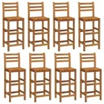 vidaXL Barhocker 8 Stk. Massivholz Akazie