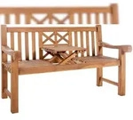 CLP Teakbank Luka teak/150 cm