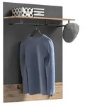 Mason Wandgarderobe 3 Kleiderhaken Eiche dekor.
