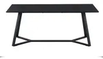 M&ouml;bilia Esstisch 180 x 90 cm | Platte MDF 20 mm | Gestell Metall | B 180 x T 90 x H