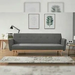 SalesFever Schlafsofa 3-Sitzer | Klappfunktion | Bezug Strukturstoff fein |...